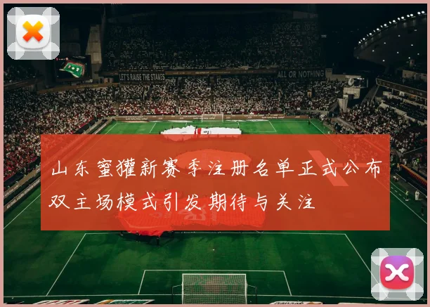 山东蜜獾新赛季注册名单正式公布双主场模式引发期待与关注